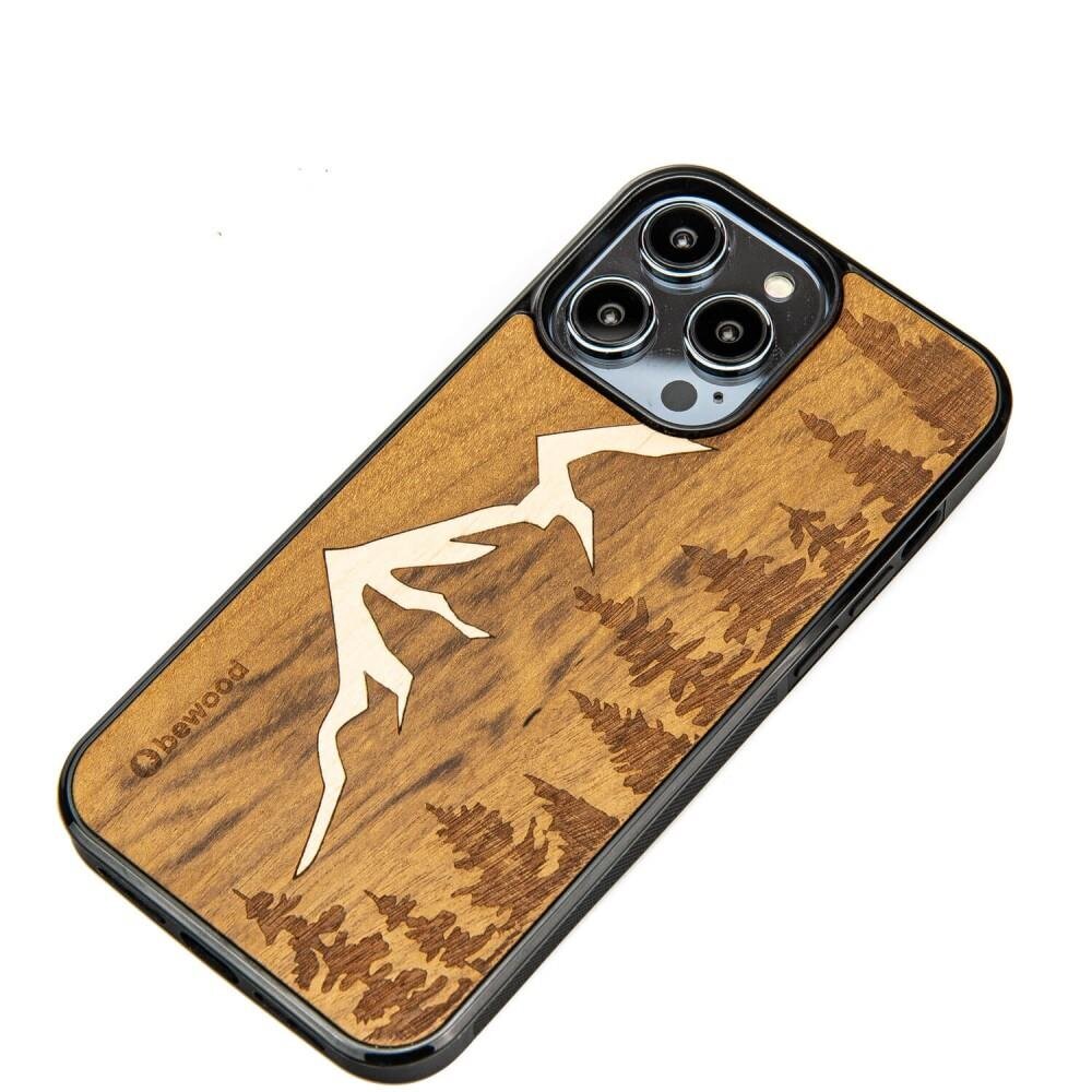 Bewood Imbuia Mountains Wooden Case kaina ir informacija | Telefono dėklai | pigu.lt