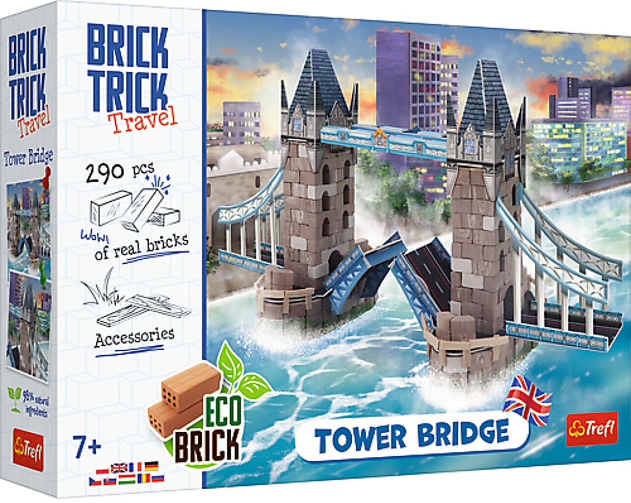 Konstruktorius Tower Bridge Trefl Eco Brick kaina ir informacija | Konstruktoriai ir kaladėlės | pigu.lt