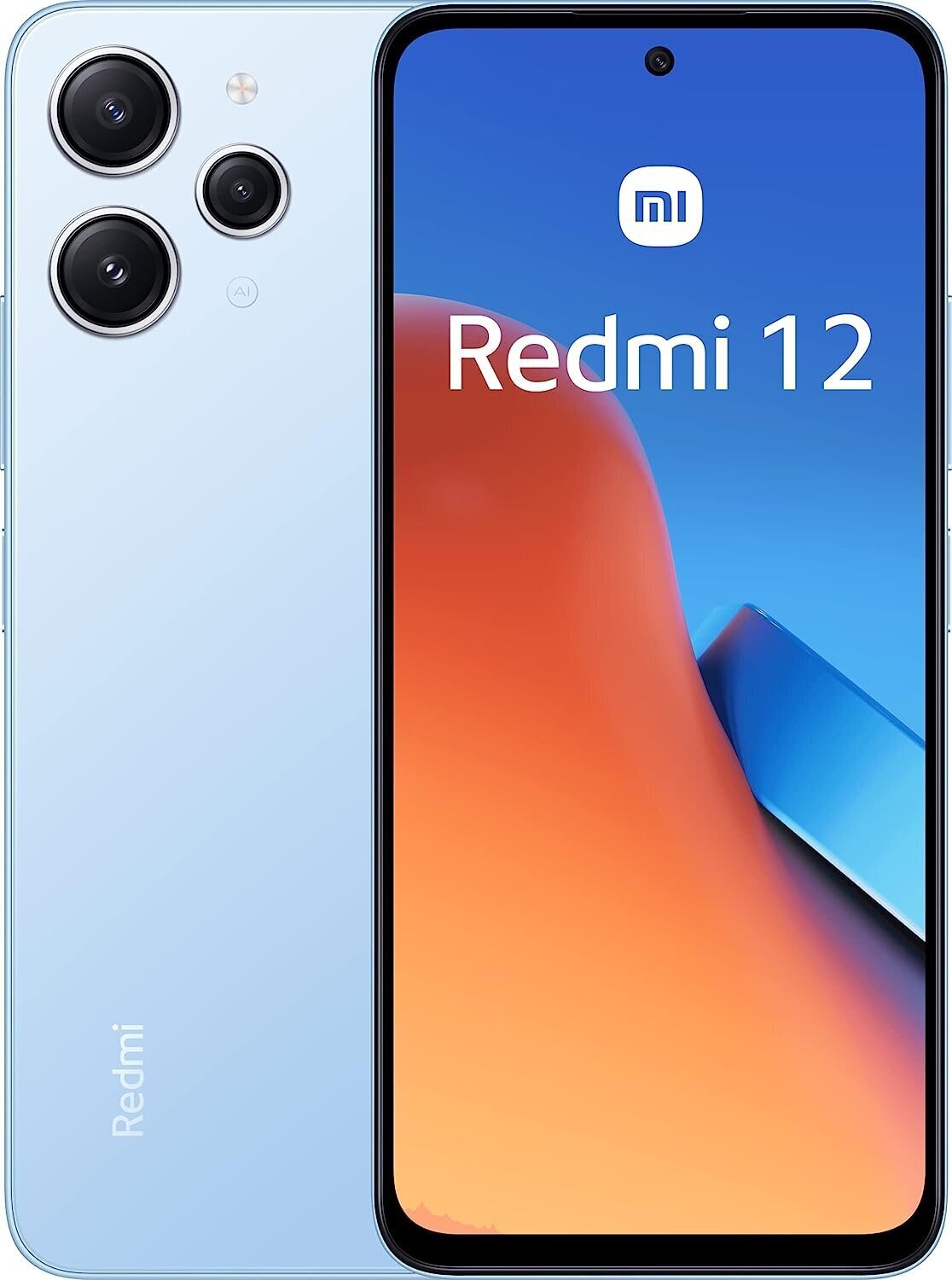 Телефон Xiaomi Redmi 12 4/128GB MZB0ECYEU Sky Blue цена | pigu.lt