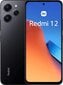 Xiaomi Redmi 12 4/128GB MZB0EB5EU Midnight Black цена и информация | Mobilieji telefonai | pigu.lt