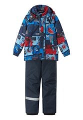 Tutta by Reima vaikiškas žieminis komplektas SIRRI, mėlynai margas kaina ir informacija | Žiemos drabužiai vaikams | pigu.lt