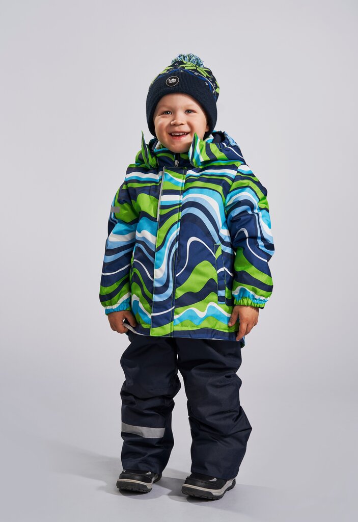 Tutta by Reima vaikiškas žieminis komplektas SIRRI, žaliai margas kaina ir informacija | Žiemos drabužiai vaikams | pigu.lt