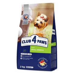 Club 4 Paws Premium suaugusiems, mažos veislės šunims, 2 kg kaina ir informacija | Sausas maistas šunims | pigu.lt