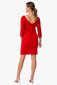 Suknelė moterims, raudona цена и информация | Suknelės | pigu.lt