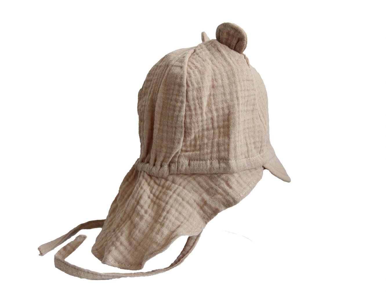 Kepurė vaikams Vilaurita, smėlio spalvos kaina ir informacija | Kepurės, pirštinės, kaklaskarės kūdikiams | pigu.lt