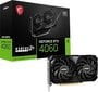 MSI GeForce RTX 4060 Ventus 2X kaina ir informacija | Vaizdo plokštės (GPU) | pigu.lt