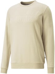 Puma džemperis vyrams Ess Elevated Crew Cream 673386 88, smėlio spalvos kaina ir informacija | Džemperiai vyrams | pigu.lt