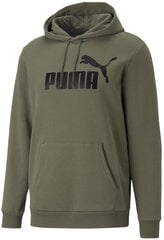 Джемпер Puma Ess Big Logo Hoodie 586687 36/2XL, цвет хаки цена и информация | Мужские толстовки | pigu.lt