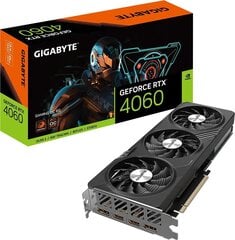Gigabyte GeForce RTX 4060 Gaming OC GV-N4060GAMINGOC-8GD цена и информация | Видеокарты (GPU) | pigu.lt