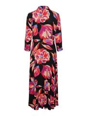 Y.A.S женское платье SAVANNA 26022663*05, черный/розовый 5715427012516 цена и информация | Платья | pigu.lt