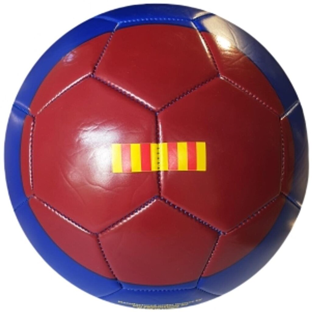 Futbolo kamuolys FC Barcelona, raudonas/mėlynas kaina ir informacija | Futbolo kamuoliai | pigu.lt