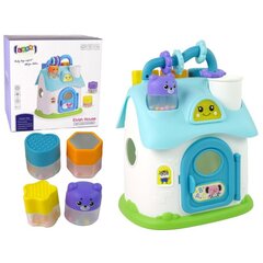Mokomasis namelis Lean Toys, mėlynas цена и информация | Игрушки для малышей | pigu.lt
