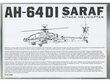 Surenkamas modelis AH-64DI Saraf Attack Helicopter Takom, 2605 kaina ir informacija | Konstruktoriai ir kaladėlės | pigu.lt