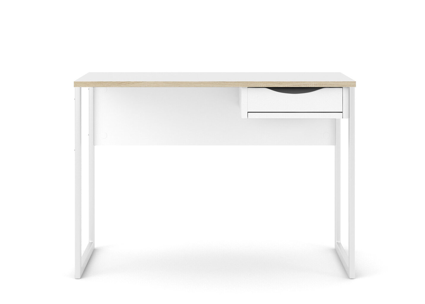 Rašomasis stalas Function Plus, baltas/rudas kaina ir informacija | Kompiuteriniai, rašomieji stalai | pigu.lt