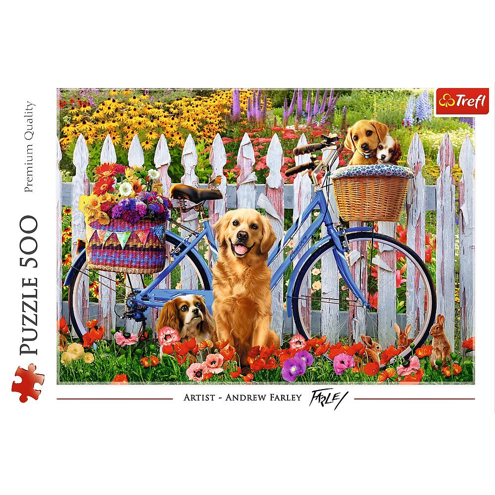 Dėlionė Trefl Šuniukai, 500 det. цена и информация | Dėlionės (puzzle) | pigu.lt