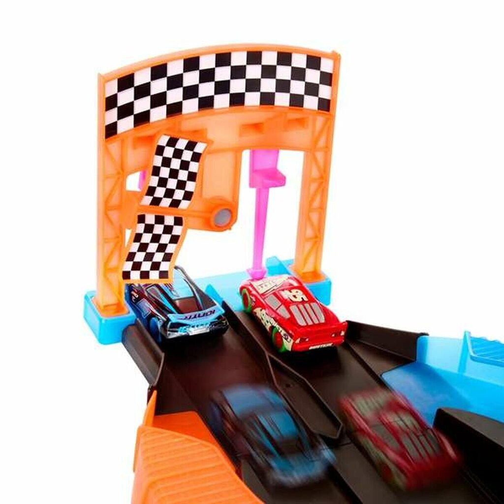 Šviečianti tamsoje paleidimo trasa su automobiliais Glow Racers Cars kaina ir informacija | Žaislai berniukams | pigu.lt