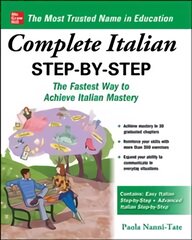 Complete Italian Step-by-Step цена и информация | Пособия по изучению иностранных языков | pigu.lt