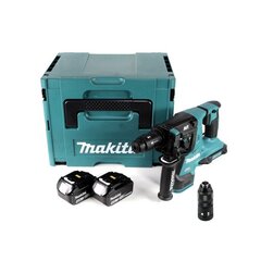 Аккумуляторная ударная дрель Makita DHP 281 2x18, 18 В, с аккумулятором и без зарядного устройства цена и информация | Шуруповерты, дрели | pigu.lt