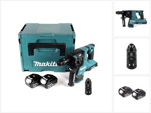 Аккумуляторная ударная дрель Makita DHP 281 2x18, 18 В, с аккумулятором и без зарядного устройства цена и информация | Шуруповерты, дрели | pigu.lt