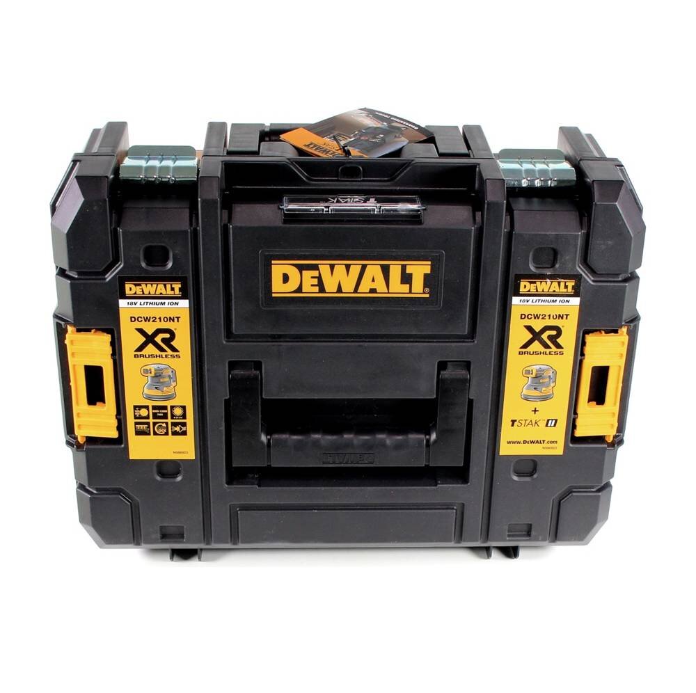 DeWalt DCW 210 P2 akumuliatorinis orbitinis šlifuoklis 18V 12 000 aps./min 125mm + 2x baterijos 5,0 Ah + 1x greitas įkroviklis TSTAK цена и информация | Šlifuokliai | pigu.lt