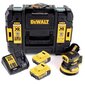 DeWalt DCW 210 P2 akumuliatorinis orbitinis šlifuoklis 18V 12 000 aps./min 125mm + 2x baterijos 5,0 Ah + 1x greitas įkroviklis TSTAK kaina ir informacija | Šlifuokliai | pigu.lt