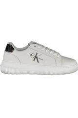 Laisvalaikio batai moterims Calvin Klein W0YW01224F, balti kaina ir informacija | Sportiniai bateliai, kedai moterims | pigu.lt