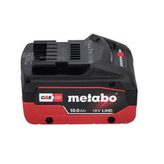 Аккумуляторная дисковая пила Metabo KS 18 LTX 57, 18 В, 10,0 Ач, без зарядного устройства цена и информация | Пилы, циркулярные станки | pigu.lt