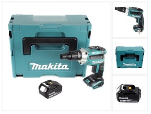 Аккумуляторный шуруповерт Makita DFS 251 M1J 18 В с аккумулятором без зарядного устройства цена и информация | Шуруповерты, дрели | pigu.lt