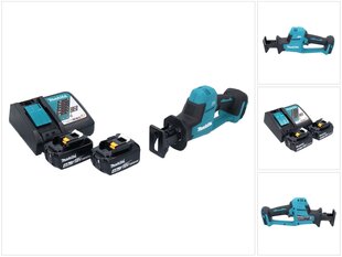 Аккумуляторная линейная пила Makita DJR 189 RM 18 V с аккумулятором и зарядным устройством цена и информация | Пилы, циркулярные станки | pigu.lt