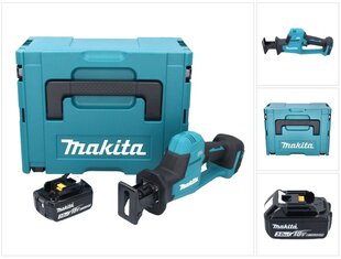 Аккумуляторная прямая пила Makita DJR 189 F1J 18 В с аккумулятором и без зарядного устройства цена и информация | Пилы, циркулярные станки | pigu.lt