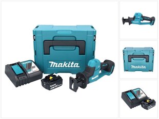 Аккумуляторная линейная пила Makita DJR 189 RG1J18 V с аккумулятором и зарядным устройством цена и информация | Пилы, циркулярные станки | pigu.lt