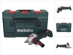 Аккумуляторная угловая шлифовальная машина Metabo WPBA 18 LTX BL 15-125 Quick DS18 V 125 мм без аккумулятора и зарядного устройства цена и информация | Шлифовальные машины | pigu.lt