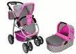 Lėlių vežimėlis su priedais Doris kaina ir informacija | Žaislai mergaitėms | pigu.lt