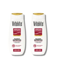 Plaukų šampūno ir balzamo rinkinys su arganu VITELITE ARGAN rinkinys 2 vnt. 250ml+ 250ml kaina ir informacija | Šampūnai | pigu.lt