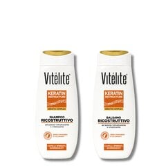 Набор шампуня и кондиционера для волос с кератином Vitelite Keratin, 2 шт., 250 мл + 250 мл цена и информация | Шампуни | pigu.lt