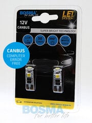 Bosma, lemputė CANBUS T10, W5W 3xSMD5050 kaina ir informacija | Automobilių 12V el. priedai | pigu.lt