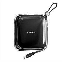 Powerbank Joyroom JR-L004 Jelly 10000mAh, USB C (Black) цена и информация | Зарядные устройства Power bank | pigu.lt