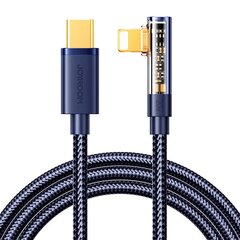 Кабель Joyroom S-C Lightning Angle 20 Вт, 1.2 м Lightning USB — USB-C S-CL020A6 (синий) цена и информация | Кабели для телефонов | pigu.lt