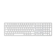 Wireless keyboard Omoton KB515 BT (white) цена и информация | Клавиатуры | pigu.lt