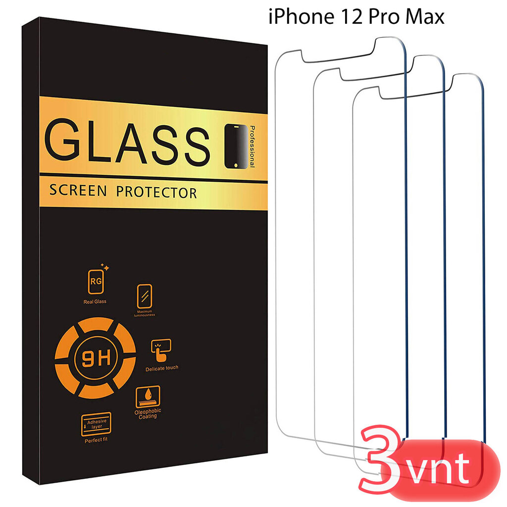 Jashinne Glass Set 2in1 IP12PM цена и информация | Apsauginės plėvelės telefonams | pigu.lt