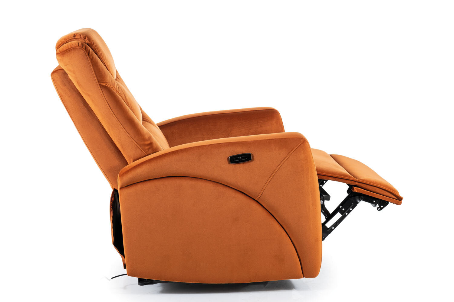 Svetainės fotelis Signal Kronos Velvet, oranžinis kaina ir informacija | Svetainės foteliai | pigu.lt