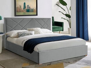 Кровать Signal Magia II Velvet, 140x200 см, серый цвет цена и информация | Кровати | pigu.lt