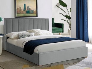 Кровать Signal Marani II Velvet, 140x200 см, серый цвет цена и информация | Кровати | pigu.lt