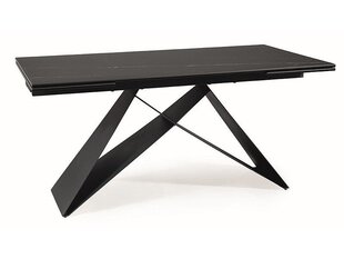 Обеденный стол Signal Westin Ceramic, черный цвет цена и информация | Кухонные и обеденные столы | pigu.lt