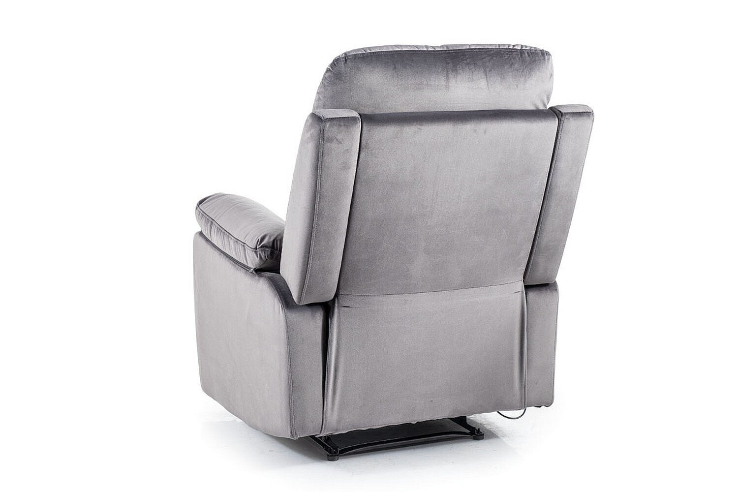 Svetainės fotelis Signal Spencer 1 Velvet, pilkas kaina ir informacija | Svetainės foteliai | pigu.lt
