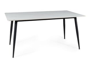 Обеденный стол Signal Rion, белый/черный цвет цена и информация | Кухонные и обеденные столы | pigu.lt