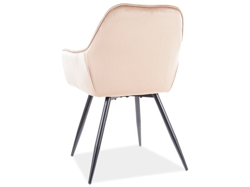 2-jų valgomojo kėdžių komplektas Signal Cherry Monolith, pilkas/juodas цена и информация | Virtuvės ir valgomojo kėdės | pigu.lt
