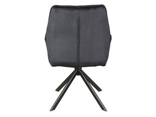 2-jų valgomojo kėdžių komplektas Signal Boogie II Velvet, juodas kaina ir informacija | Virtuvės ir valgomojo kėdės | pigu.lt