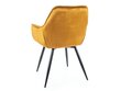 2-jų valgomojo kėdžių komplektas Signal Cherry Monolith, geltonas/juodas цена и информация | Virtuvės ir valgomojo kėdės | pigu.lt