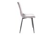 4-ių valgomojo kėdžių komplektas Signal Alan Velvet, pilkas/juodas kaina ir informacija | Virtuvės ir valgomojo kėdės | pigu.lt